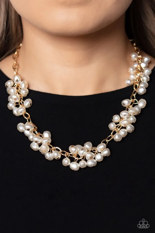 Paparazzi Jewelry Necklaces Paparazzi Necklace Pearl Parlor Gold