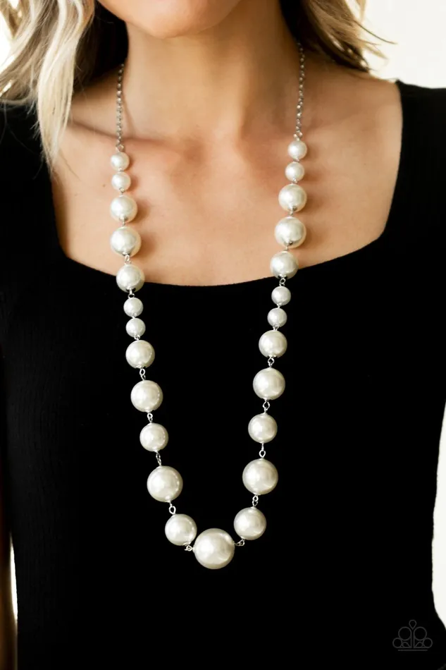 Paparazzi Jewelry Necklaces Paparazzi Necklace Pearl Prodigy White