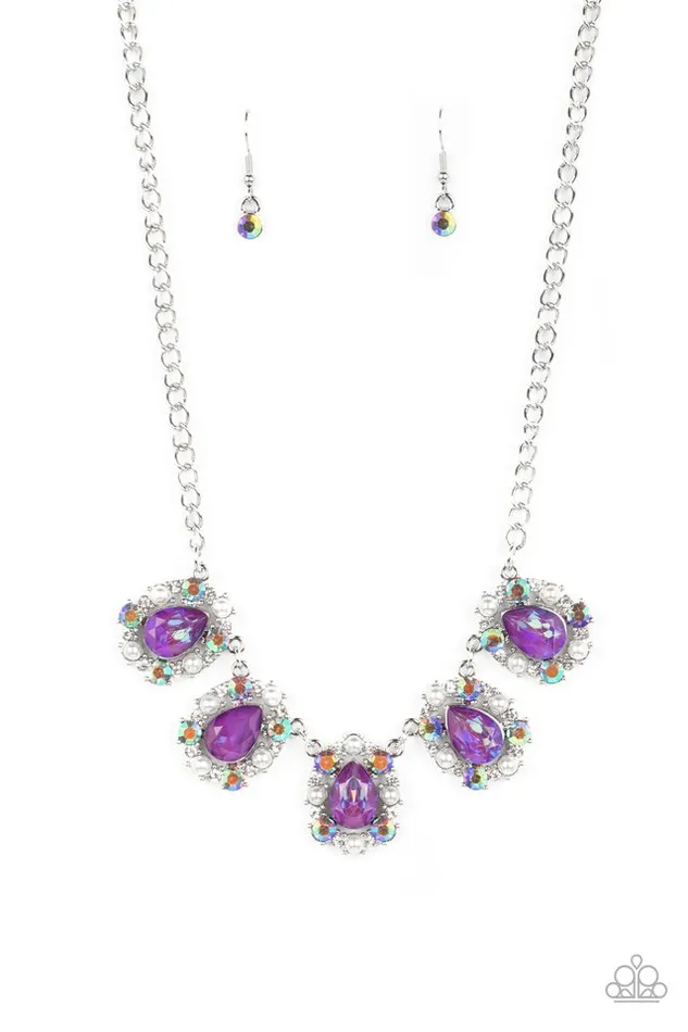 Paparazzi Jewelry Necklaces Paparazzi Necklace Pearly Pond Purple Paparazzi Jewelry Necklaces Paparazzi Necklace Pearly Pond Purple
