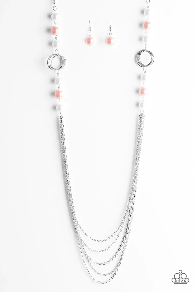 Paparazzi Jewelry Necklaces Paparazzi Necklace Pour The Wine Pink