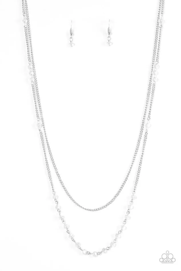 Paparazzi Jewelry Necklaces Paparazzi Necklace Rich With Glitz White