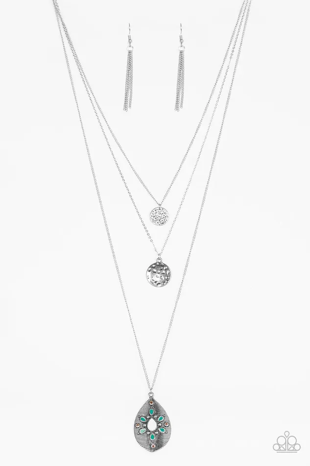 Paparazzi Jewelry Necklaces Paparazzi Necklace Sedona Summers Blue