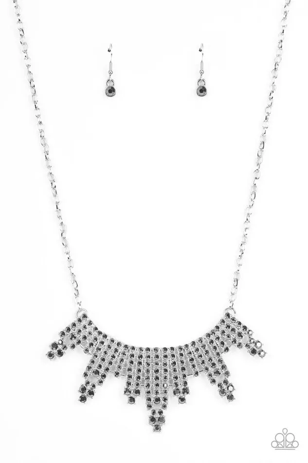 Paparazzi Jewelry Necklaces Paparazzi Necklace Skyscraping Sparkle Silver Paparazzi Jewelry Necklaces Paparazzi Necklace Skyscraping Sparkle Silver