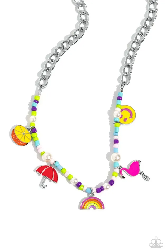 Paparazzi Jewelry Necklaces Paparazzi Necklace Summer Sentiment Multi Paparazzi Jewelry Necklaces Paparazzi Necklace Summer Sentiment Multi