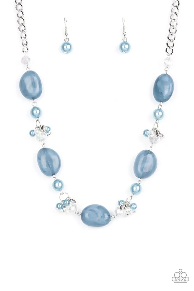 Paparazzi Jewelry Necklaces Paparazzi Necklace The Top TENACIOUS Blue Paparazzi Jewelry Necklaces Paparazzi Necklace The Top TENACIOUS Blue
