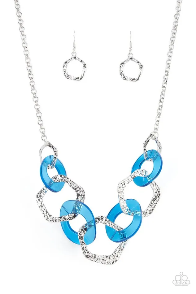 Paparazzi Jewelry Necklaces Paparazzi Necklace Urban Circus Blue Paparazzi Jewelry Necklaces Paparazzi Necklace Urban Circus Blue