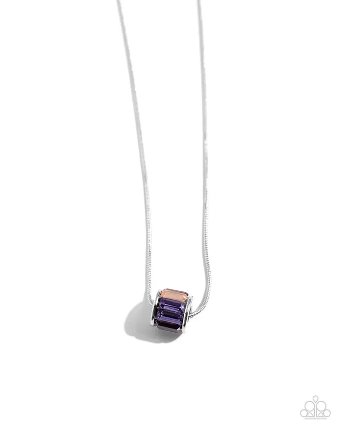 Paparazzi Jewelry Necklaces Paparazzi Necklace Warden Wheel Purple Paparazzi Jewelry Necklaces Paparazzi Necklace Warden Wheel Purple