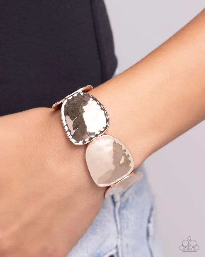 Paparazzi Jewelry Paparazzi Bracelet Admirably Antiqued Rose Gold Bracelets