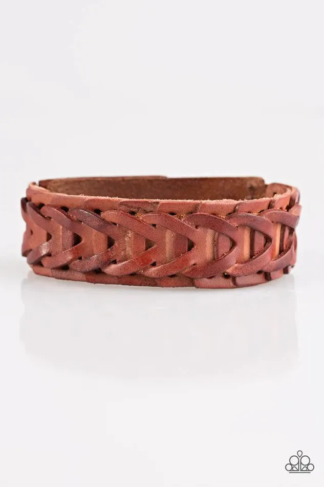 Paparazzi Jewelry Paparazzi Bracelet Back Country Brown Bracelets