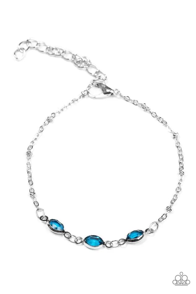 Paparazzi Jewelry Paparazzi Bracelet Center Stage Chic Blue Bracelets
