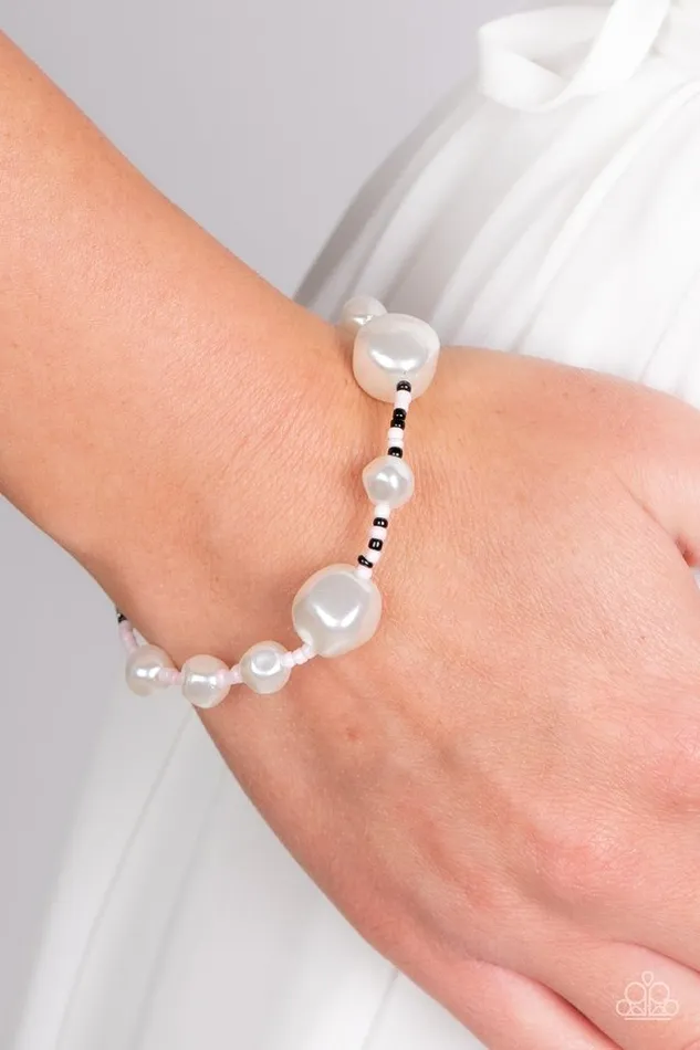 Paparazzi Jewelry Paparazzi Bracelet Contemporary Coastline Pink Bracelets