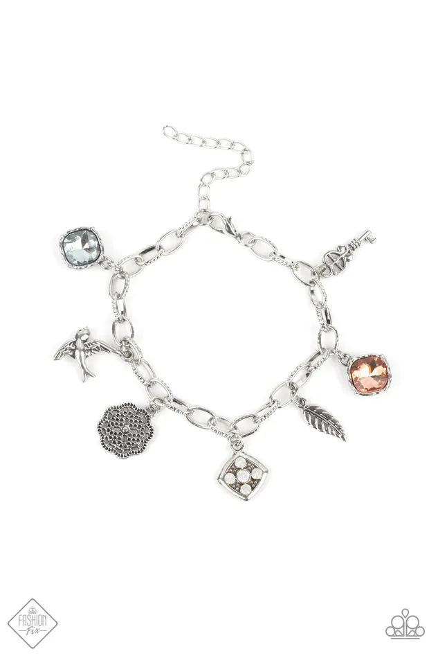 Paparazzi Jewelry Paparazzi Bracelet Fashion Fix June 2021 Fancifully Flighty Multi Bracelets