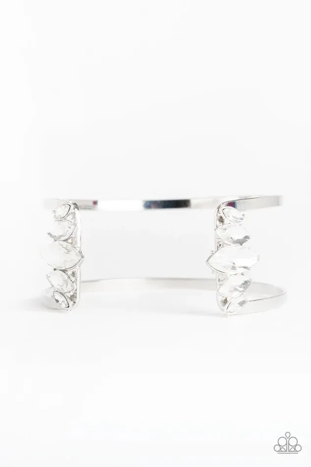 Paparazzi Jewelry Paparazzi Bracelet Glam Power White Bracelets