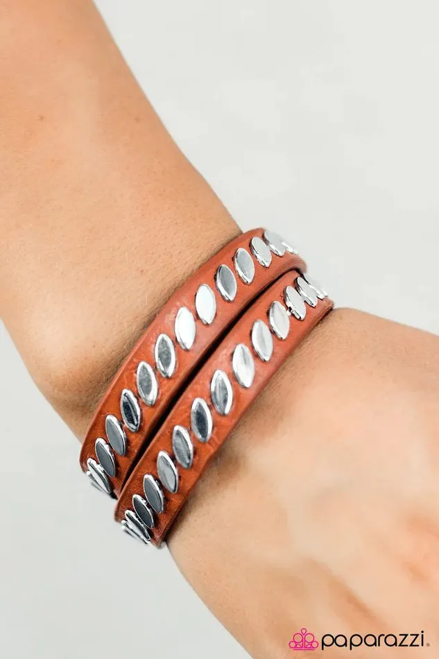 Paparazzi Jewelry Paparazzi Bracelet Hey Batter Batter Orange Bracelets