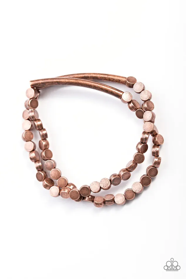 Paparazzi Jewelry Paparazzi Bracelet Life Is A GLEAM Copper Bracelets