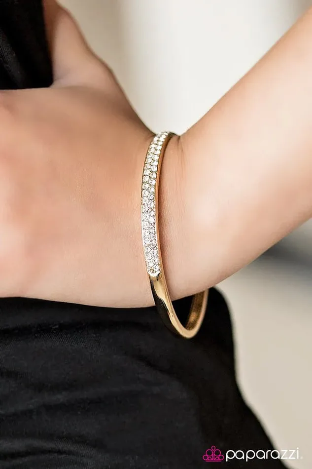 Paparazzi Jewelry Paparazzi Bracelet Spread the Sparkle Gold Bracelets
