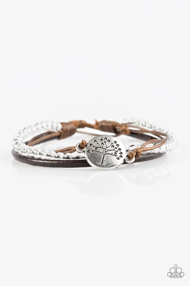 Paparazzi Jewelry Paparazzi Bracelet Treetop Treasure White Bracelets