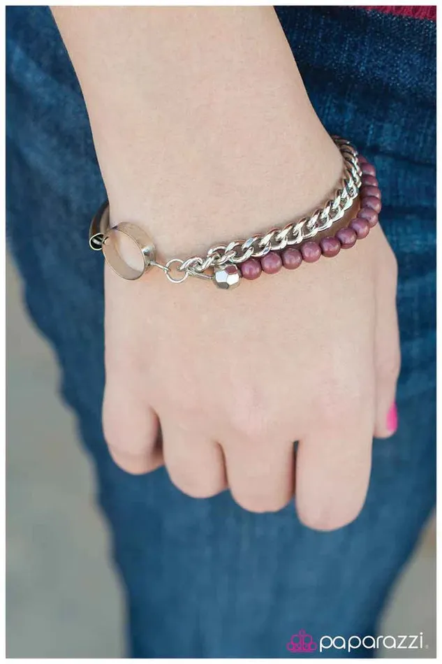 Paparazzi Jewelry Paparazzi Bracelet Wined and Dined Brown Bracelets
