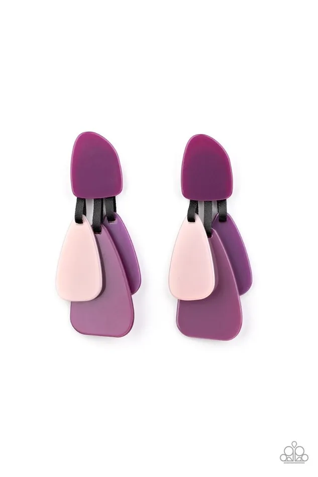 Paparazzi Jewelry Paparazzi Earring All FAUX One Purple Earrings Paparazzi Jewelry Paparazzi Earring All FAUX One Purple Earrings