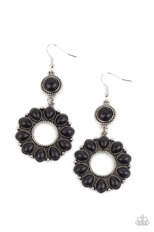 Paparazzi Jewelry Paparazzi Earring Back At The Ranch Black Earrings Paparazzi Jewelry Paparazzi Earring Back At The Ranch Black Earrings