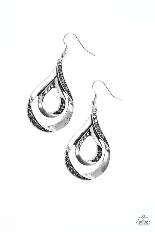 Paparazzi Jewelry Paparazzi Earring Flavor Of The FLEEK Silver Earrings