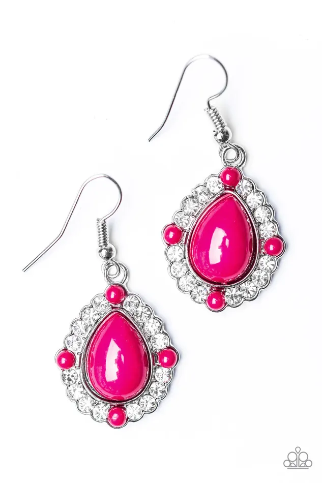 Paparazzi Jewelry Paparazzi Earring Girl Jam Pink Earrings
