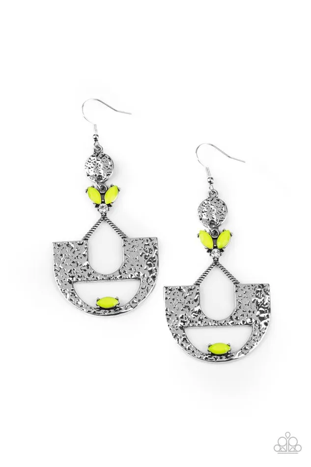 Paparazzi Jewelry Paparazzi Earring Modern Day Mecca Yellow Earrings Paparazzi Jewelry Paparazzi Earring Modern Day Mecca Yellow Earrings