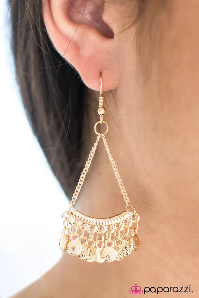 Paparazzi Jewelry Paparazzi Earring ROME Sweet ROME Gold Earrings