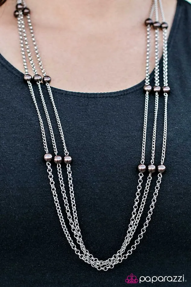 Paparazzi Jewelry Paparazzi Necklace Carry On Brown Necklaces
