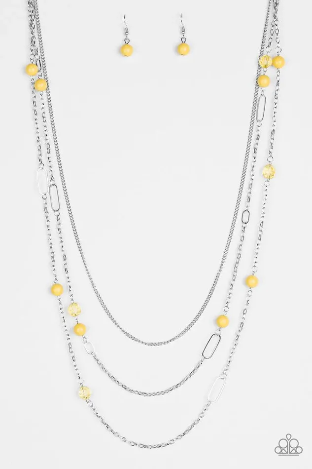 Paparazzi Jewelry Paparazzi Necklace East Coast Classic Yellow Necklaces