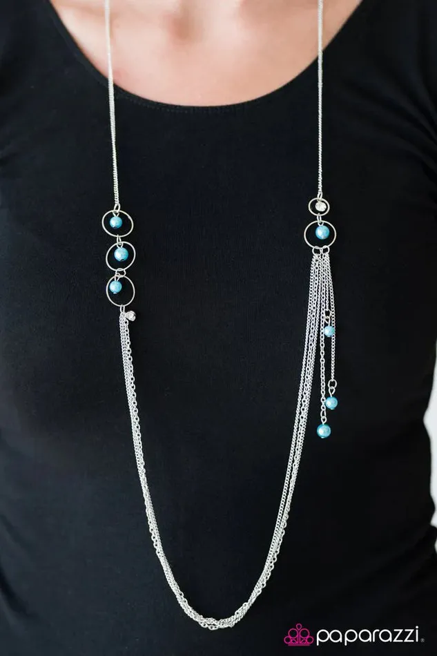Paparazzi Jewelry Paparazzi Necklace Fancy Fanciful Blue Necklaces