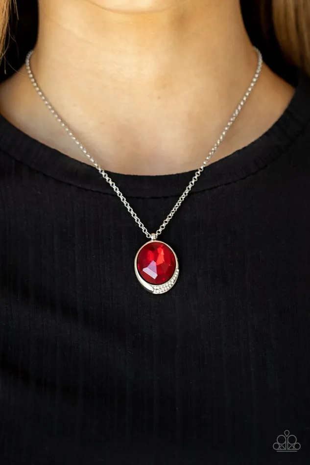 Paparazzi Jewelry Paparazzi Necklace Fashion Finale Red Necklaces