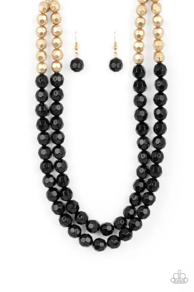 Paparazzi Jewelry Paparazzi Necklace Greco Getaway Black Necklaces Paparazzi Jewelry Paparazzi Necklace Greco Getaway Black Necklaces