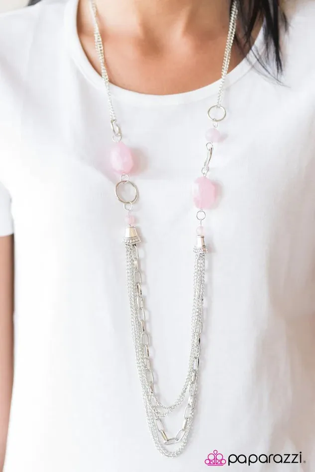Paparazzi Jewelry Paparazzi Necklace Have An ICE Day Pink Necklaces
