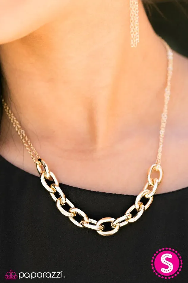 Paparazzi Jewelry Paparazzi Necklace In With The BOLD Gold Necklaces