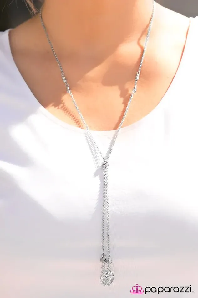 Paparazzi Jewelry Paparazzi Necklace LEAF It Be Silver Necklaces