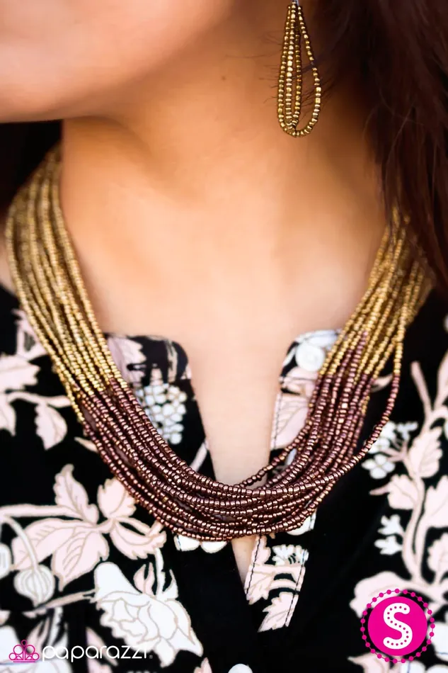 Paparazzi Jewelry Paparazzi Necklace Mesa Mirage Brass Necklaces