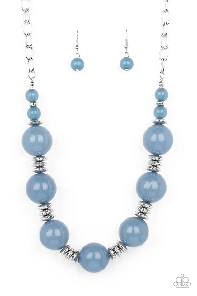 Paparazzi Jewelry Paparazzi Necklace Race to the POP Blue Necklaces