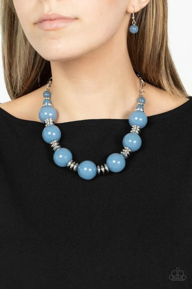 Paparazzi Jewelry Paparazzi Necklace Race to the POP Blue Necklaces Paparazzi Jewelry Paparazzi Necklace Race to the POP Blue Necklaces