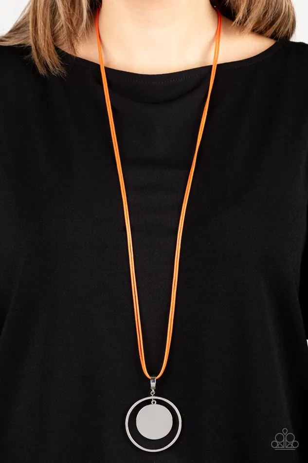 Paparazzi Jewelry Paparazzi Necklace Rural Reflection Orange Necklaces