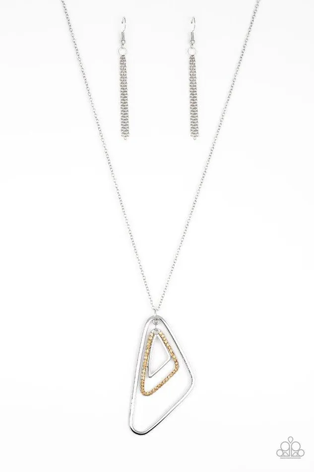 Paparazzi Jewelry Paparazzi Necklace Triple Trifecta Brown Necklaces