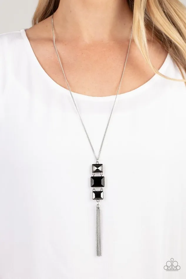 Paparazzi Jewelry Paparazzi Necklace Uptown Totem Black Necklaces