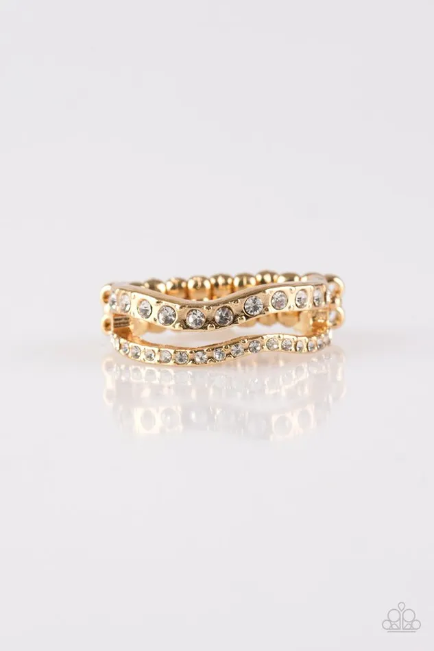 Paparazzi Jewelry Paparazzi Ring Elite Squad Gold Rings Paparazzi Jewelry Paparazzi Ring Elite Squad Gold Rings