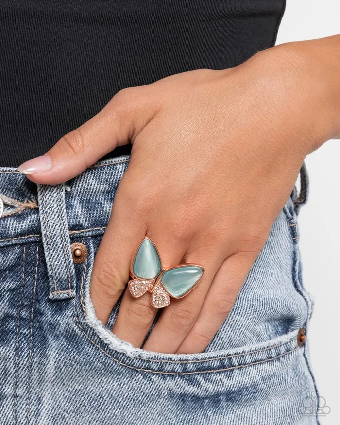 Paparazzi Jewelry Paparazzi Ring Fluttering Flex Copper Rings