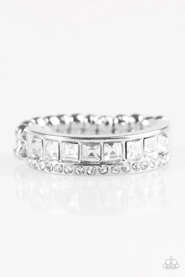 Paparazzi Jewelry Paparazzi Ring Money Motto White Rings