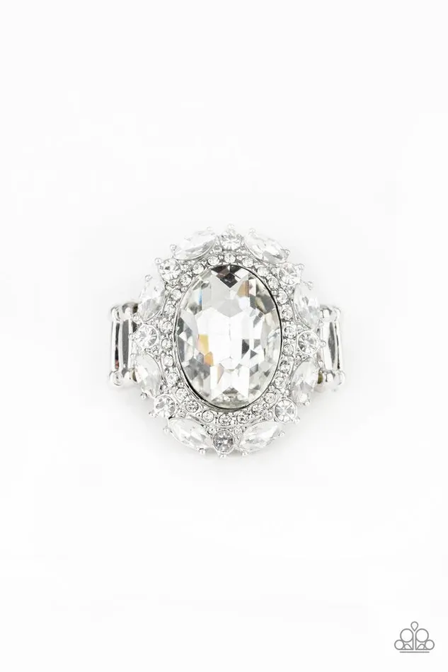 Paparazzi Jewelry Paparazzi Ring Show Glam White Rings