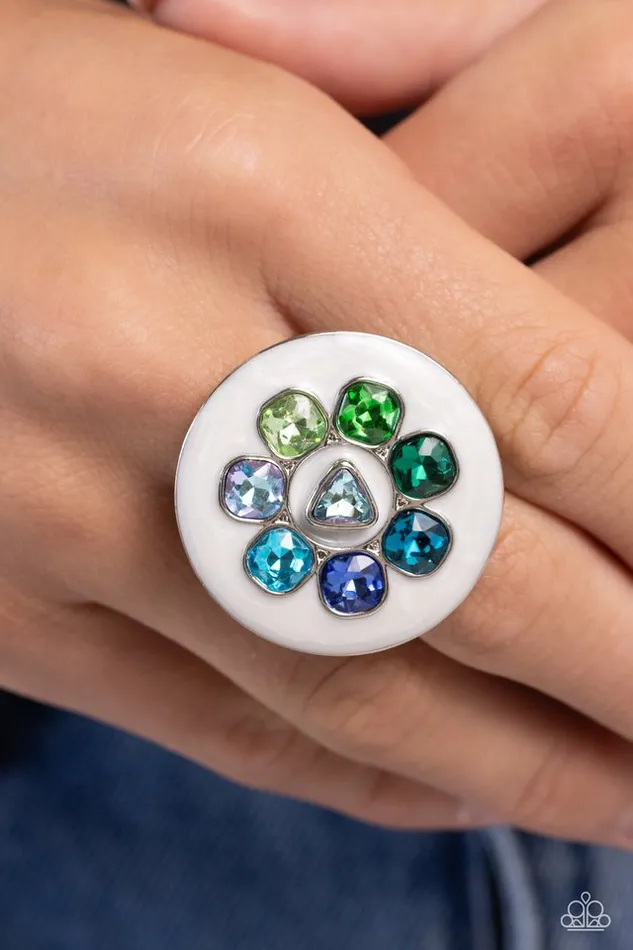 Paparazzi Jewelry Rings Paparazzi Ring Captivating Centerpiece Blue