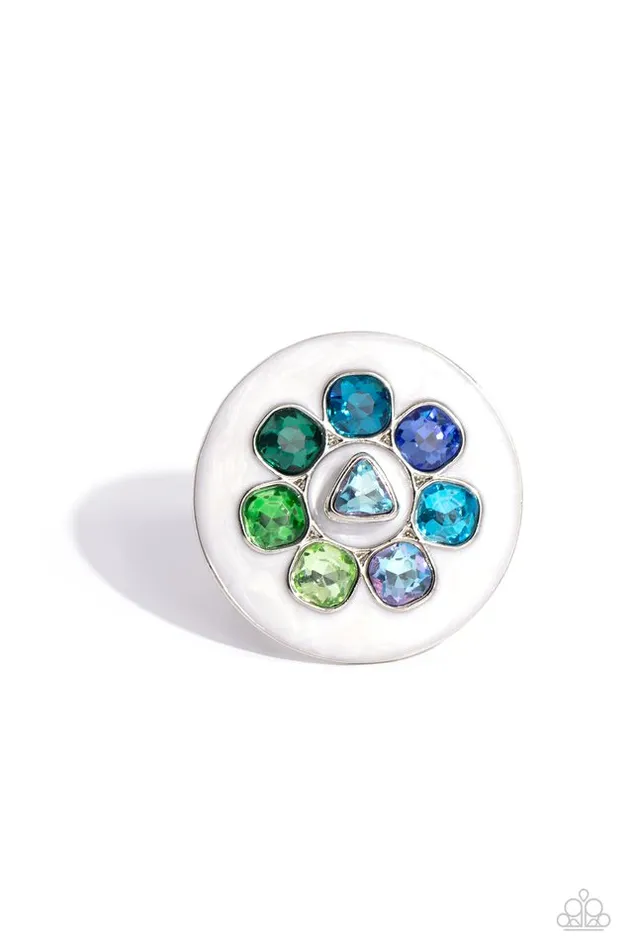 Paparazzi Jewelry Rings Paparazzi Ring Captivating Centerpiece Blue