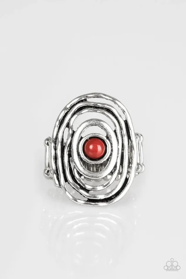 Paparazzi Jewelry Rings Paparazzi Ring Colorfully Chaotic Brown