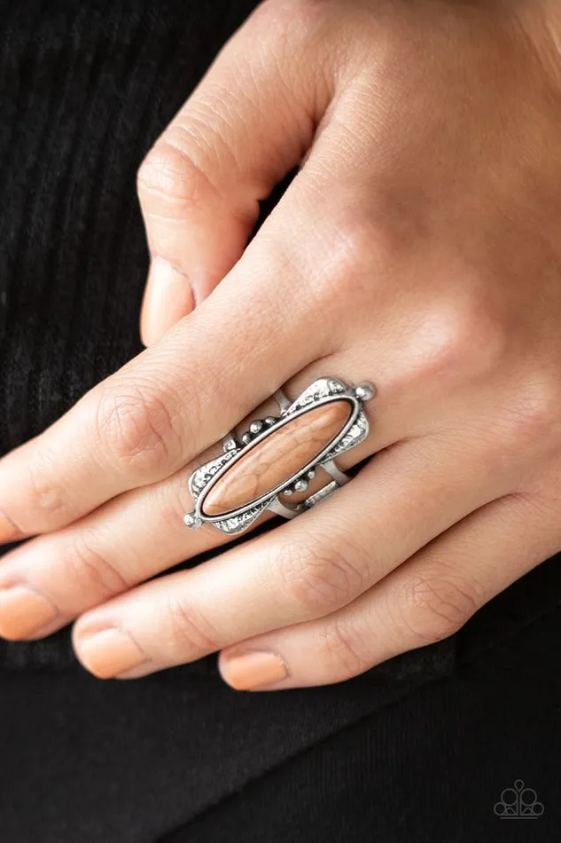 Paparazzi Jewelry Rings Paparazzi Ring Cottage Craft Brown